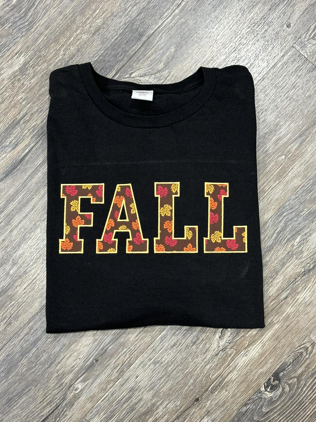 Fall Applique of Leaves