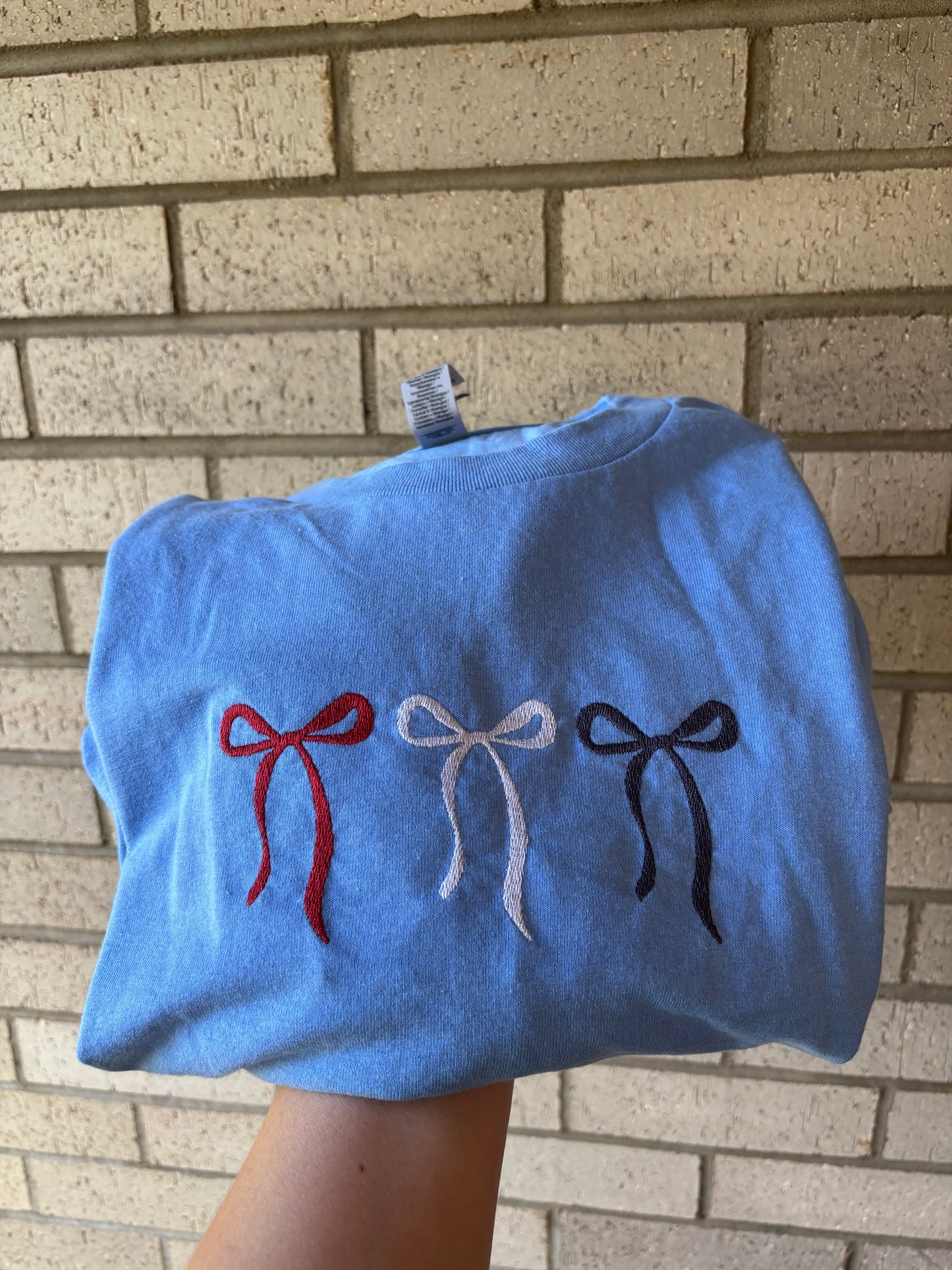 Red, White, Blue Bows